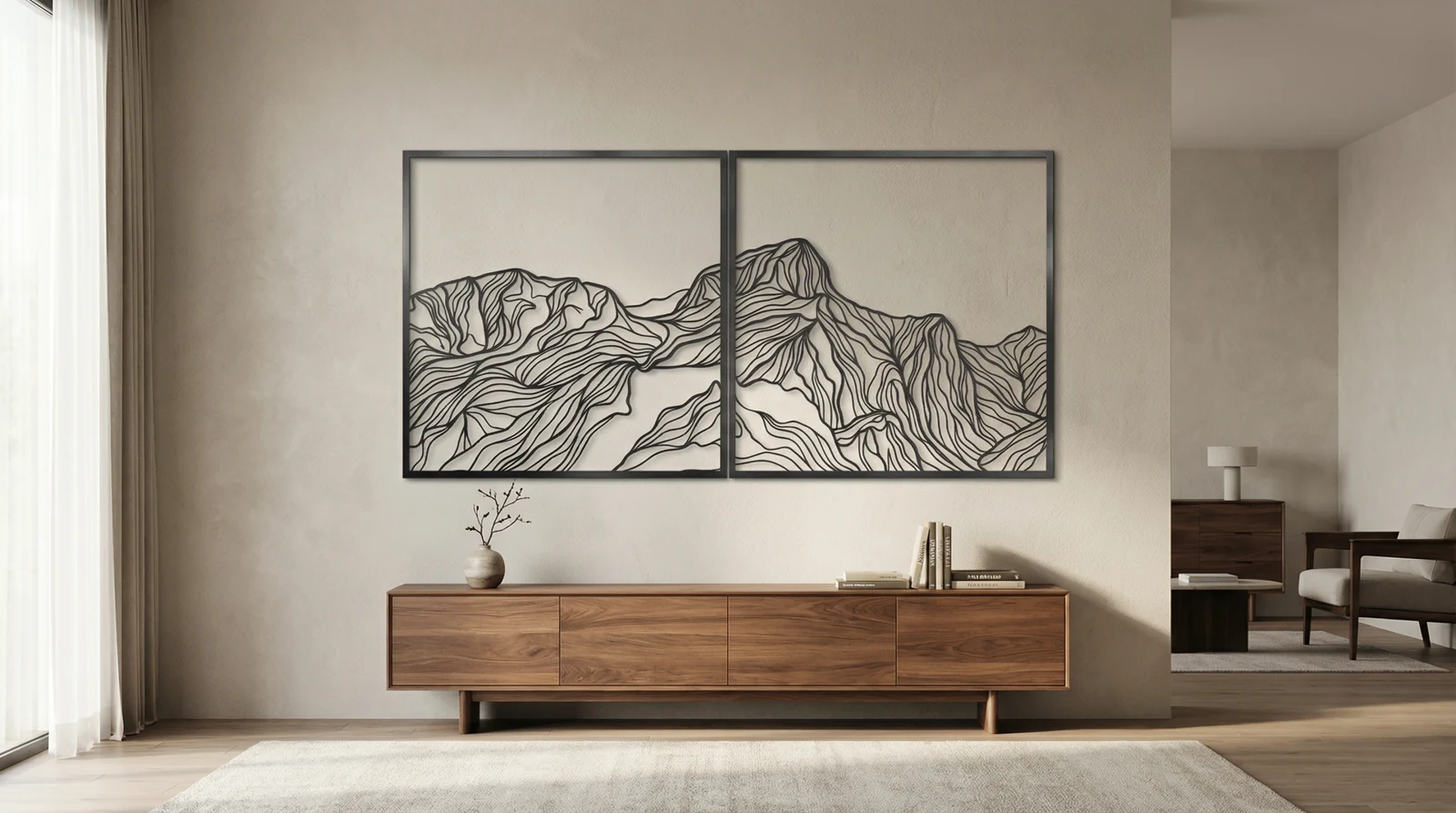 Einox — composição Pico 31 de Março em ambiente com madeira e luz natural